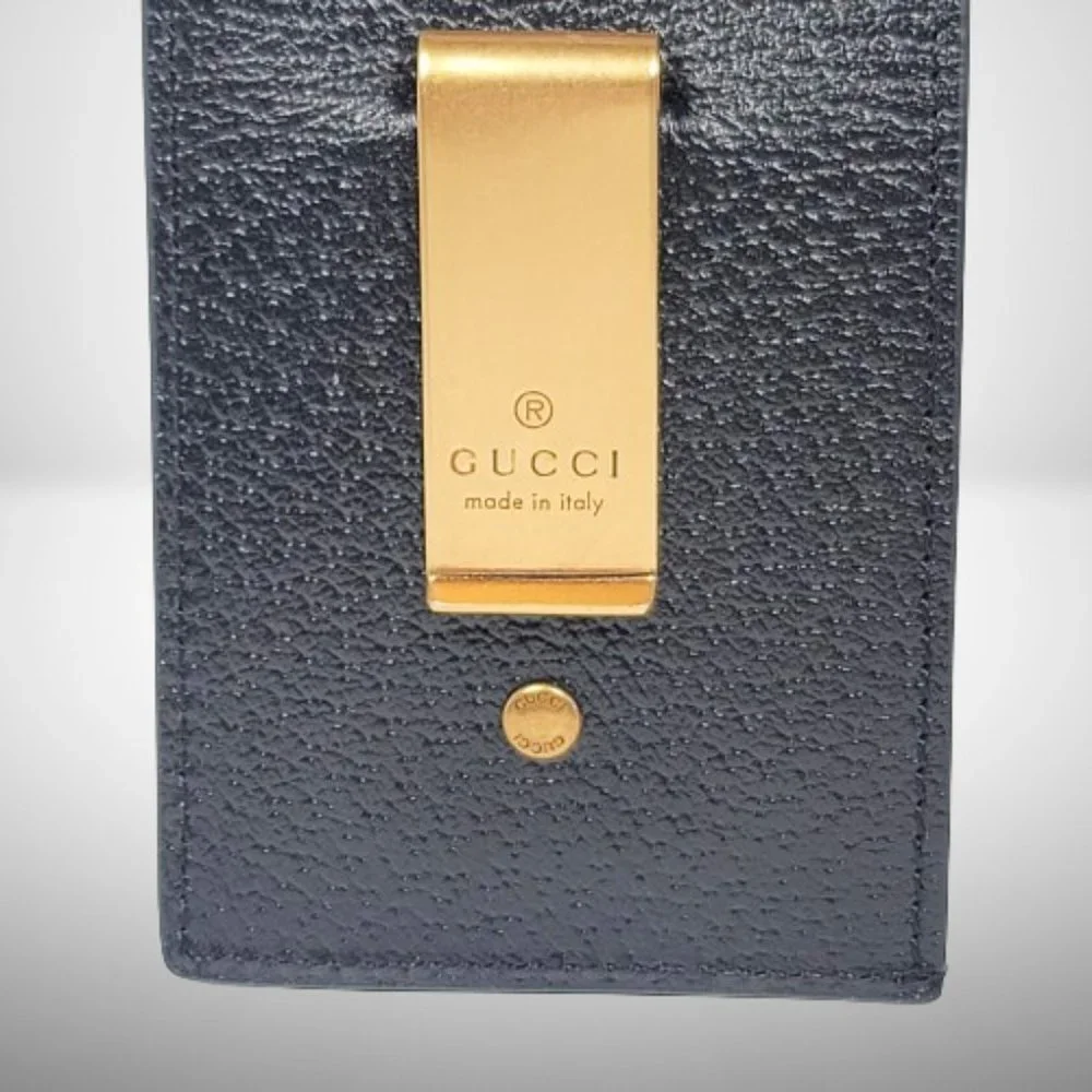 GUCCI NEW GG Marmont Money Clip Cardholder / Wallet - Picture 5 of 12